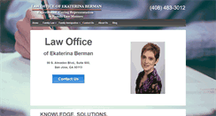 Desktop Screenshot of ebermanlaw.com